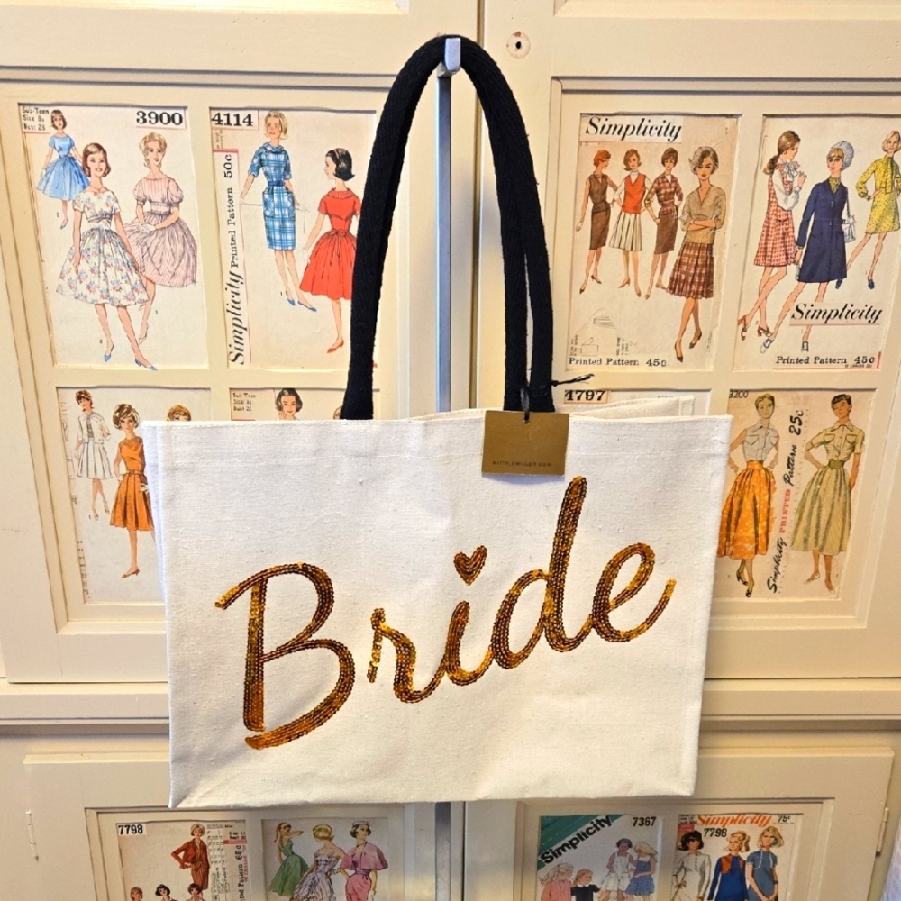 NWT Nicole Miller Home Bride tote bag